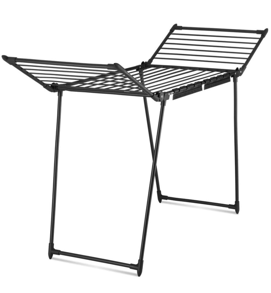 Séchoir à linge LIFE pliable de 1,8 m - noir