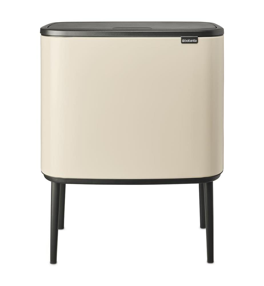 Poubelle Bo Touch Bin 11 + 23 L - Beige