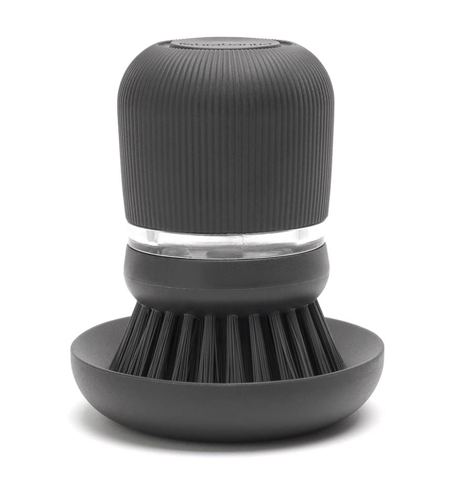 Brosse à Vaisselle avec distributeur de savon - Gris foncé
