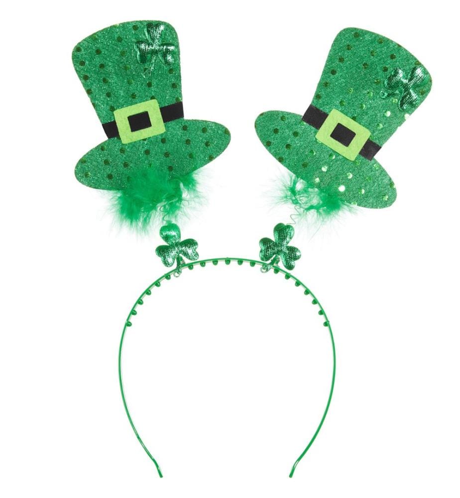 Parure de tête haut-de-forme avec plumes pour la St. Patrick