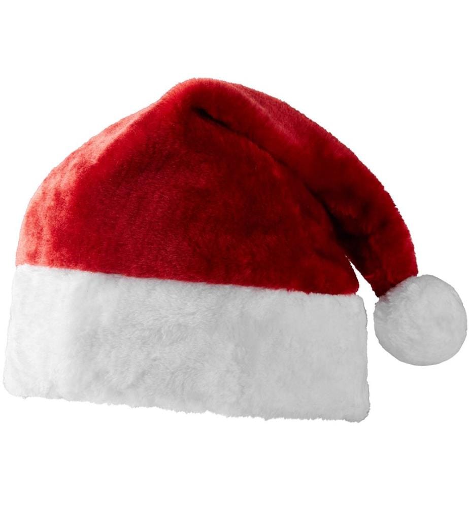 Bonnet de Noël rouge foncé