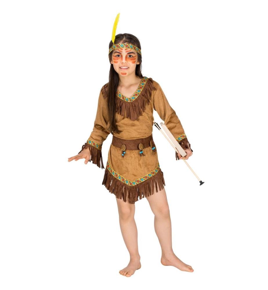 Costume pour fille indienne Shania