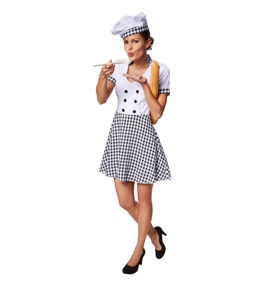 Costume de chef de cuisine pour femme