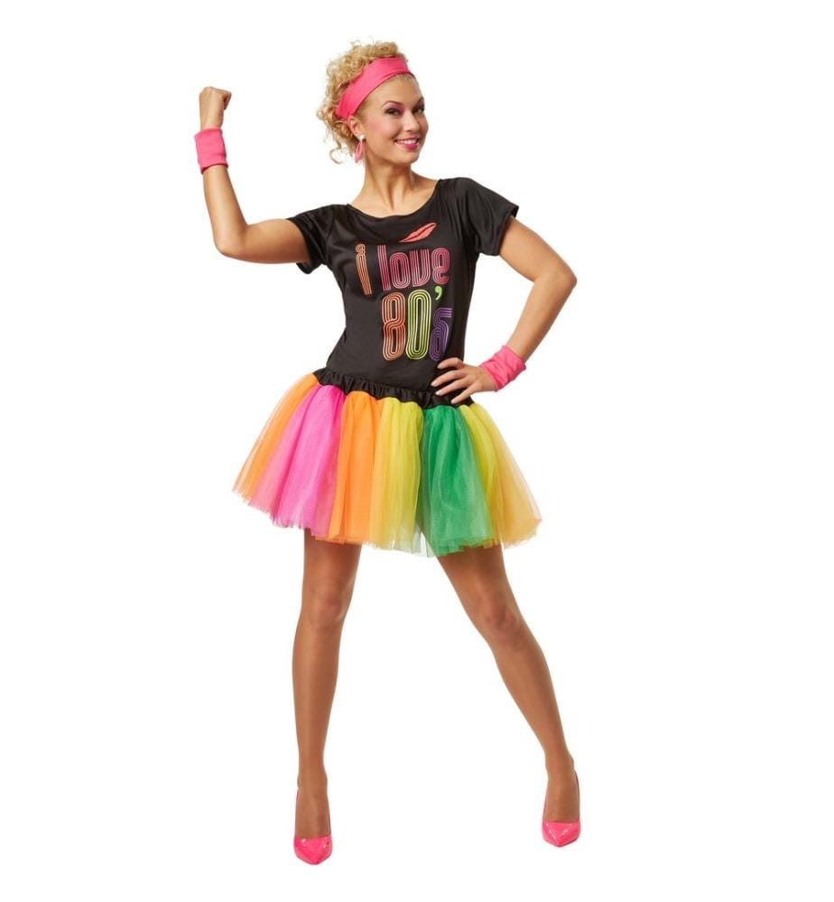 Costume de starlette des années 80 pour femme