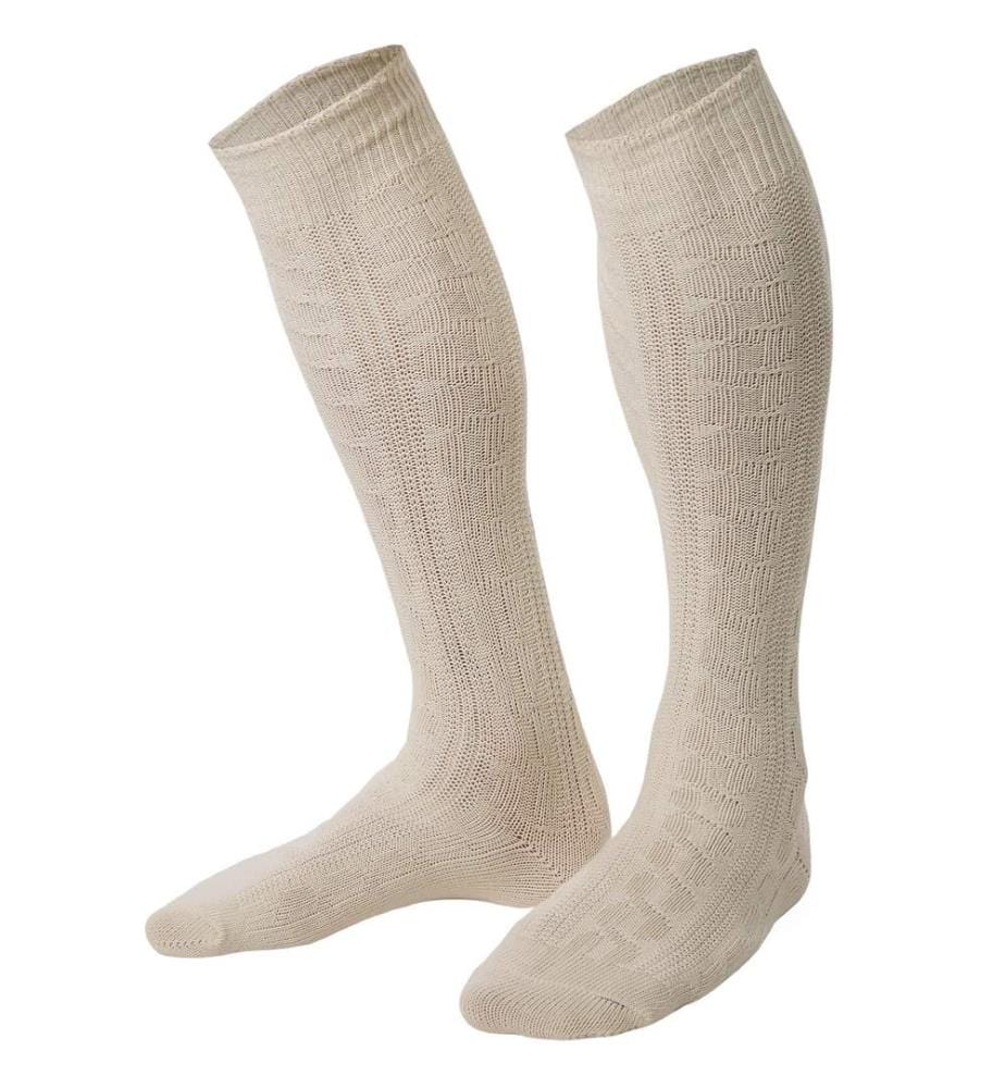 Chaussettes hautes blanches
