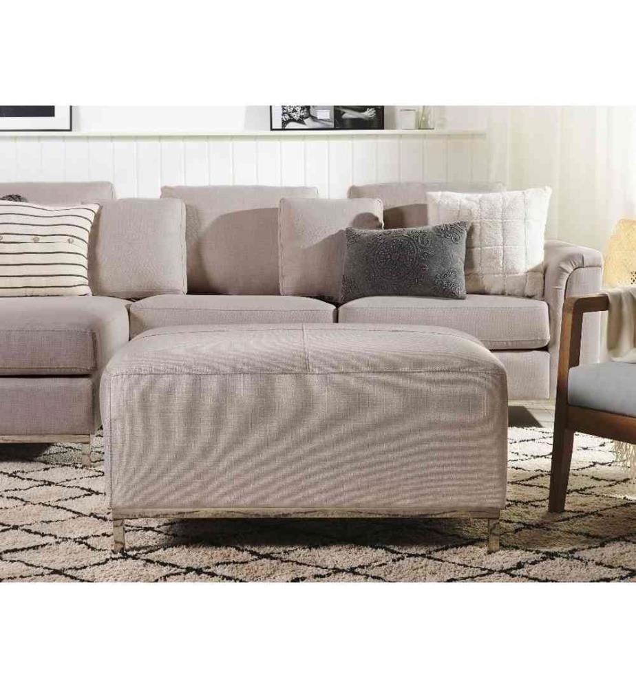 Ottoman OSLO Tissu Beige