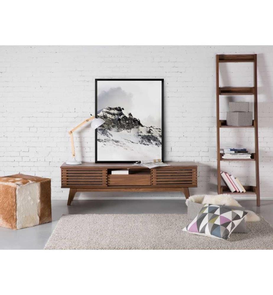 Meuble TV DETROIT Marron foncé