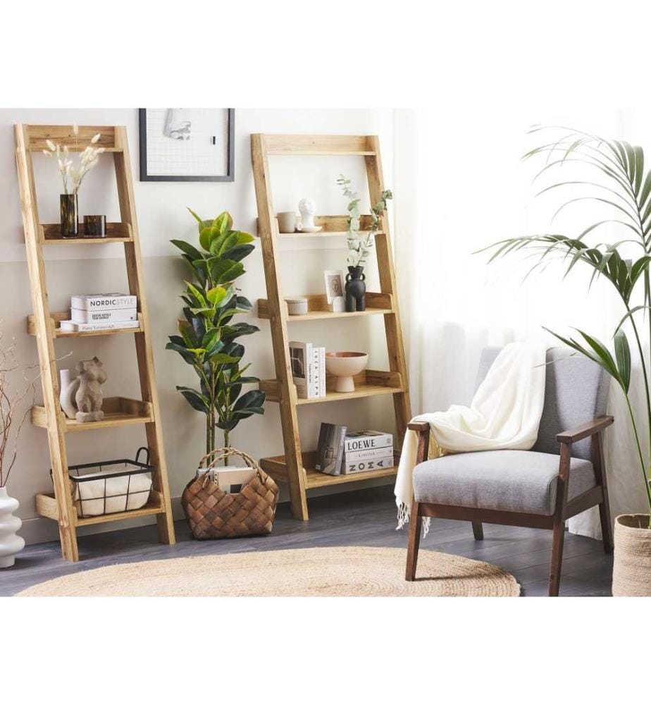 Étagère à 5 niveaux MOBILE DUO 169 cm Marron clair