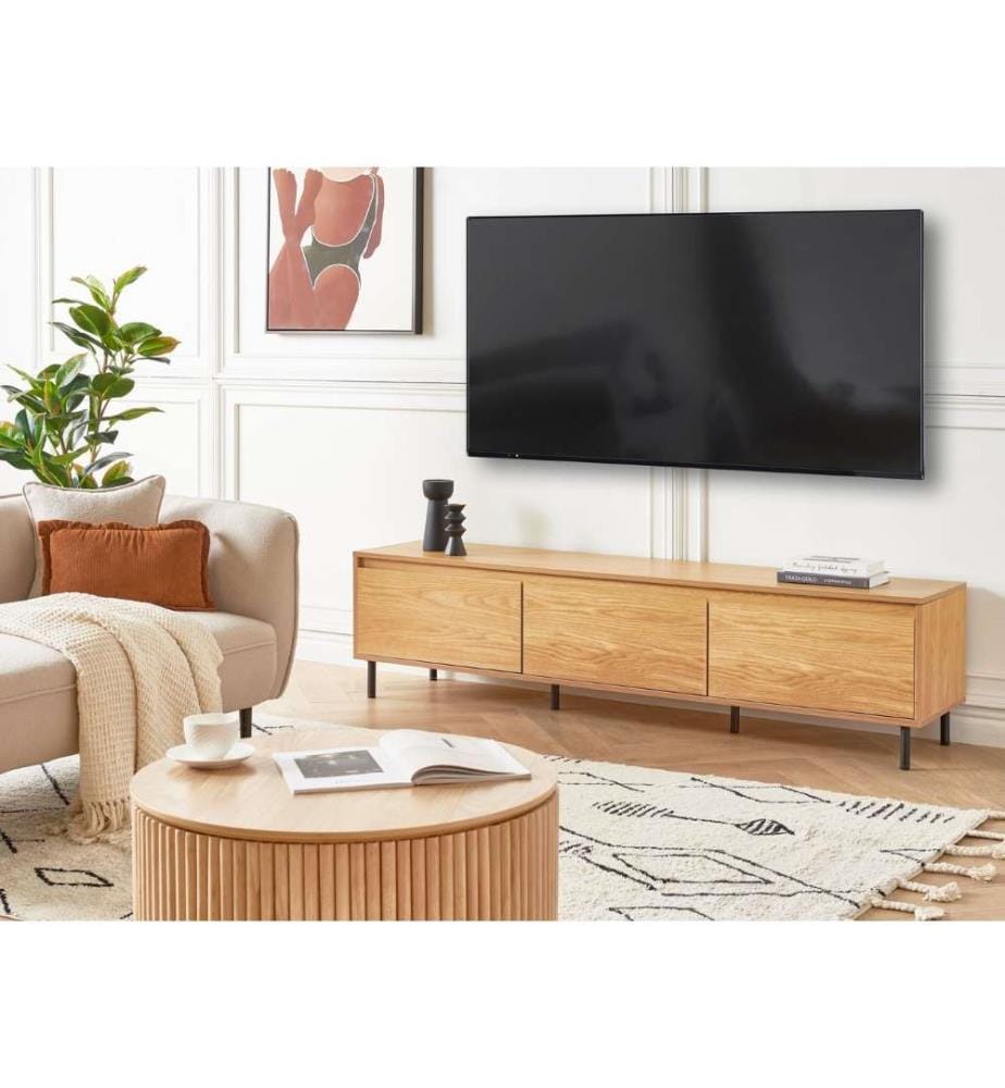 Meuble TV NIKEA Marron clair