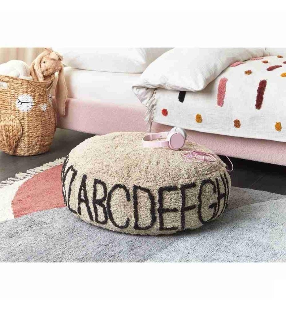 Pouf TWINSPUR Coton Beige