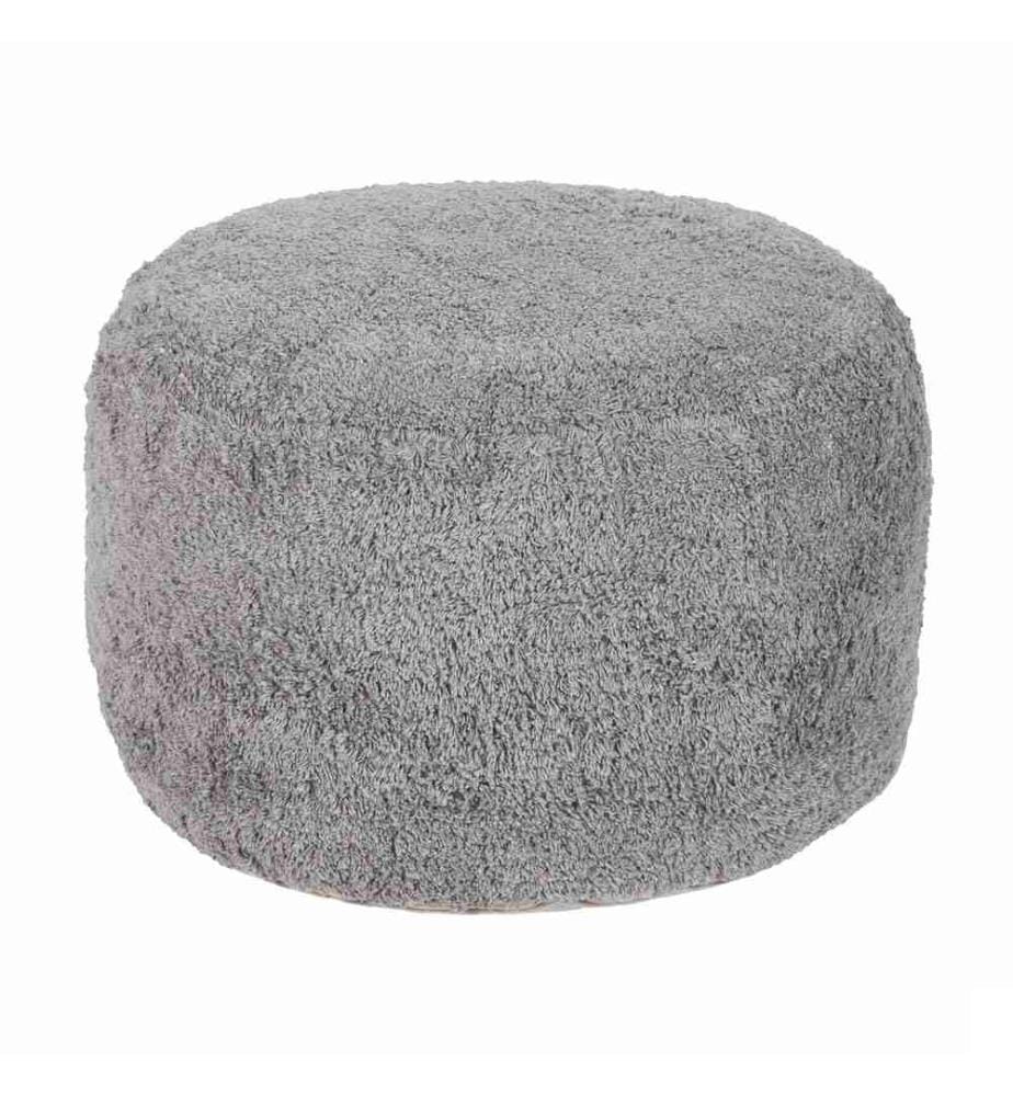Pouf KANDHKOT Coton Gris