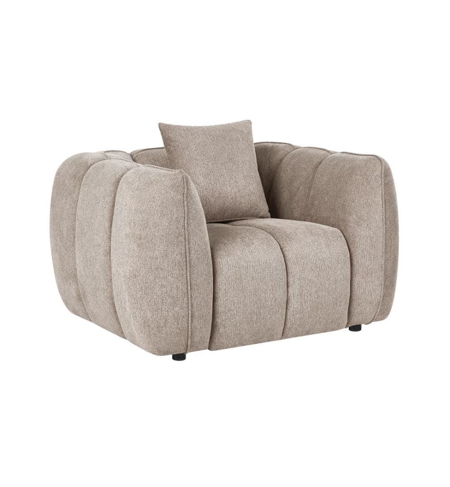 Fauteuil NESS Tissu Taupe