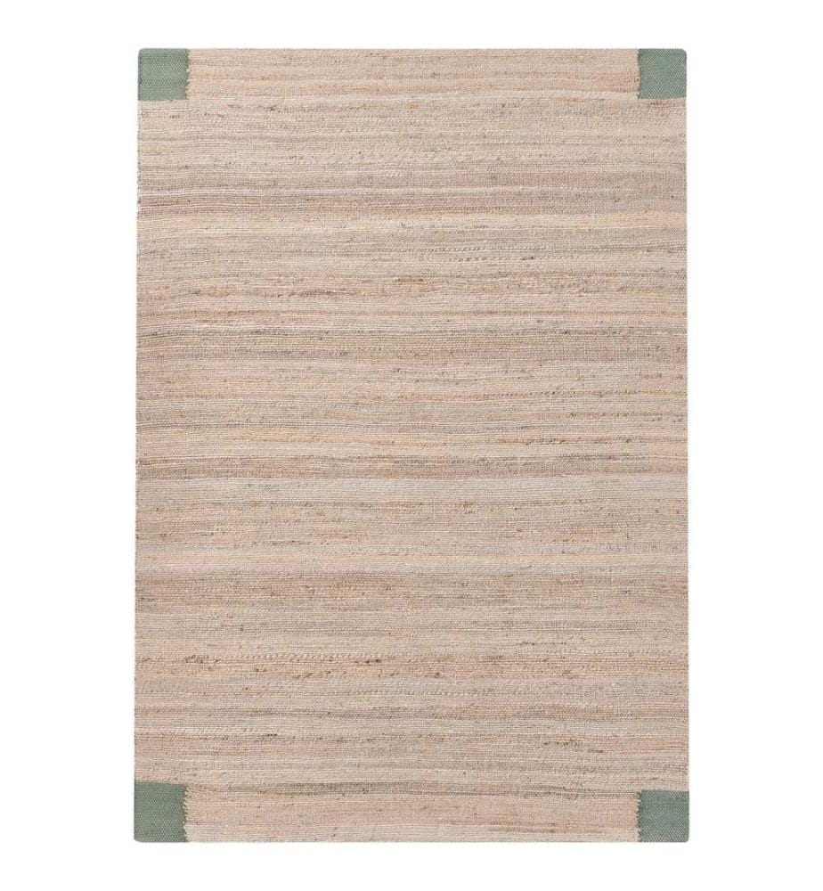Tapis AMRAVATI Beige/vert 160 x 230 cm Jute