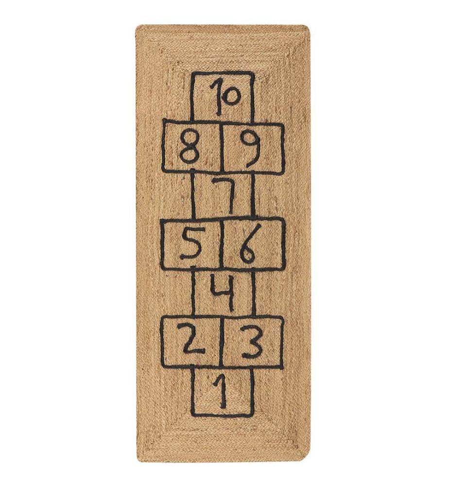 Tapis enfant TAVASA Naturel 150 x 60 cm Jute