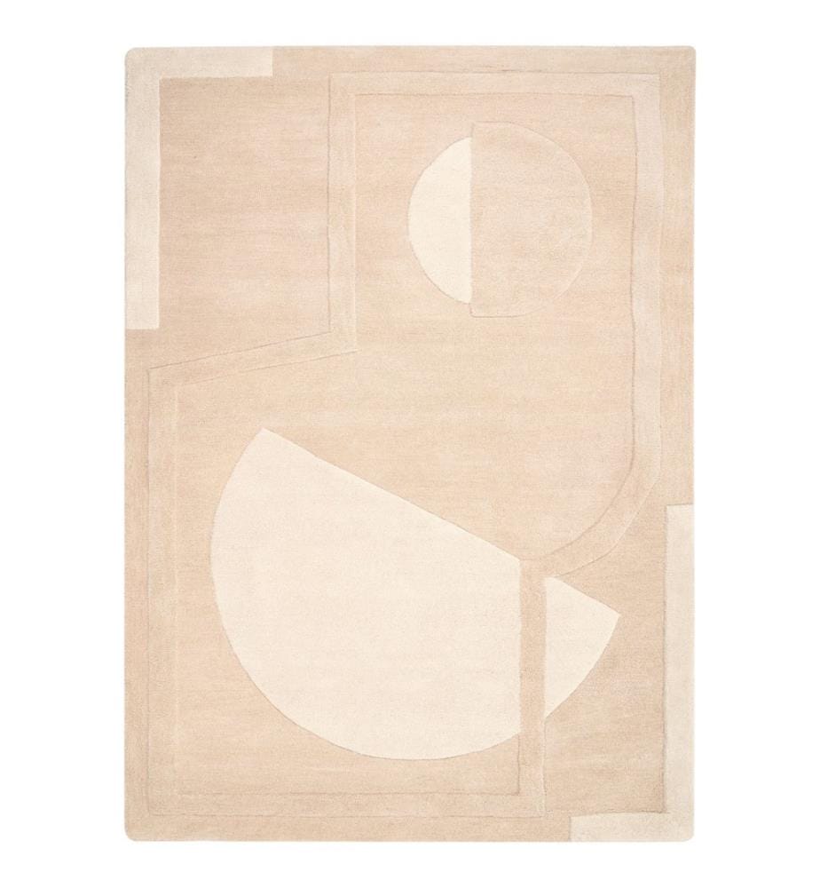 Tapis GAYA Beige 160 x 230 cm Laine