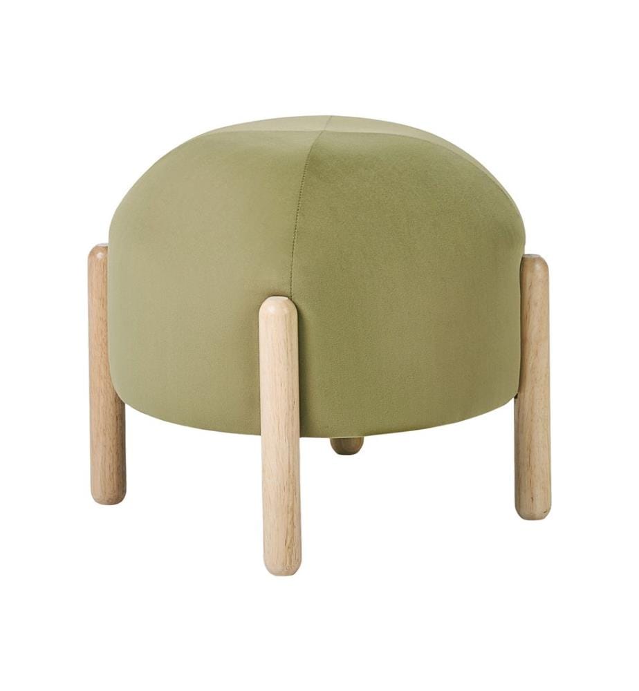 Repose-pied HELEN Velours Vert