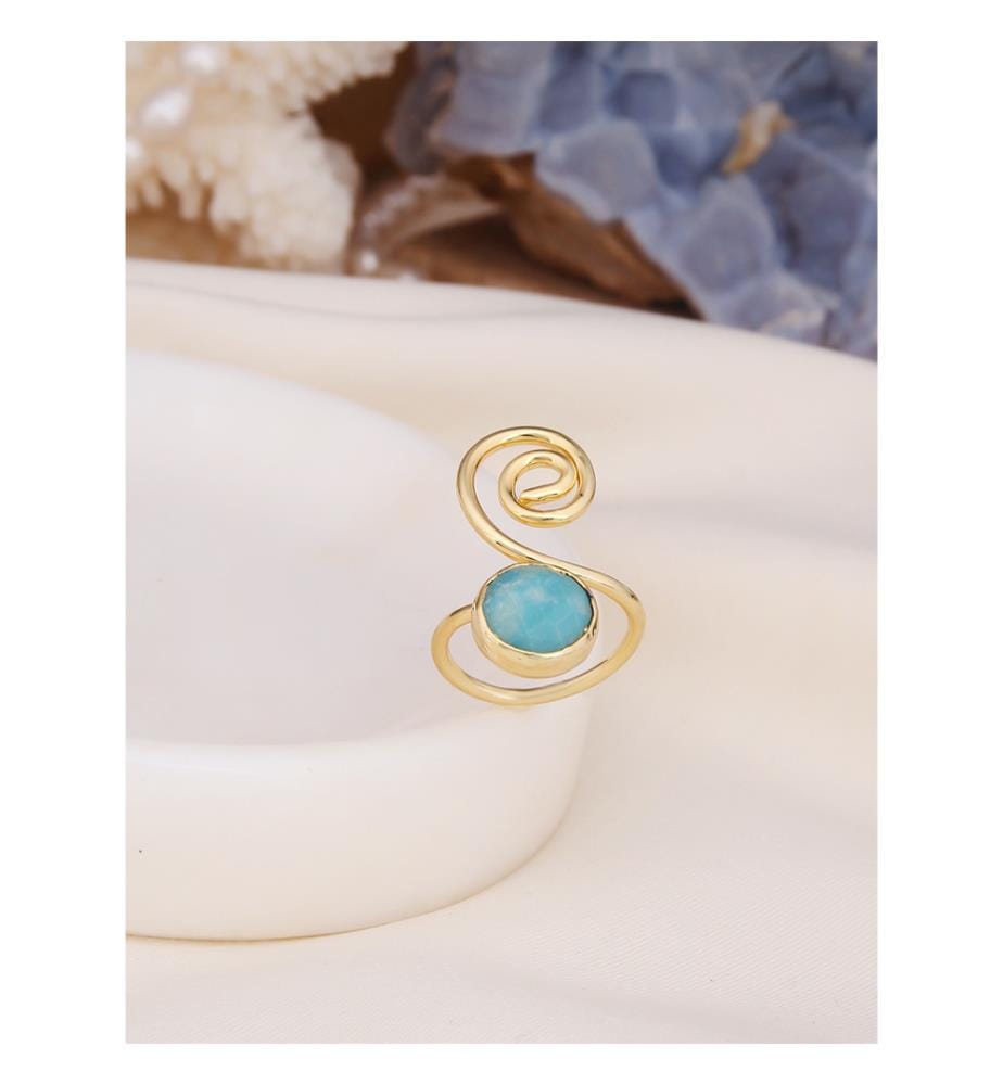 Bague en larimar
