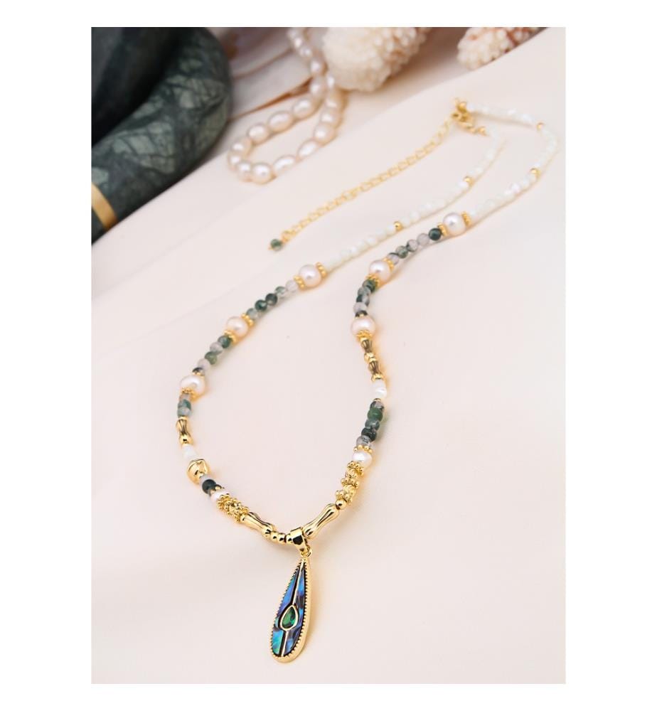 Collier de perles - Mélange de couleurs