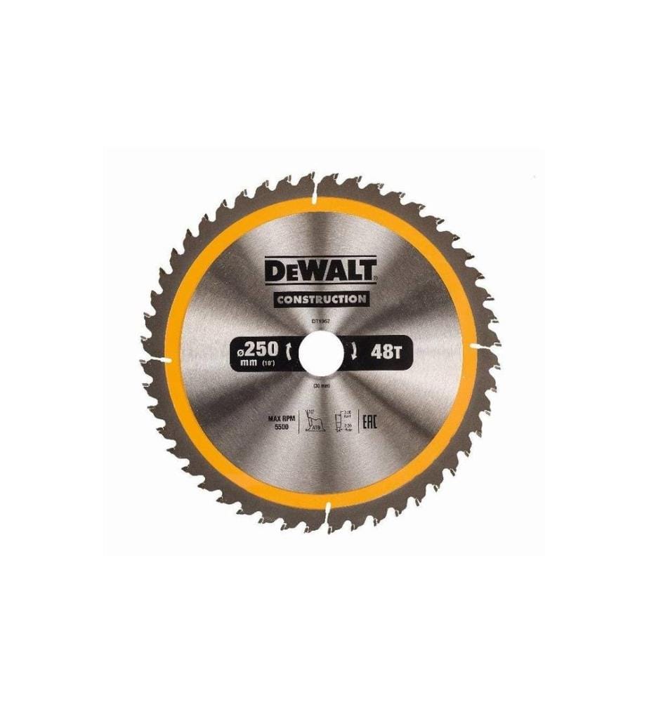 DEWALT - Lame de scie circulaire 250 x 30 mm, 48 WZ