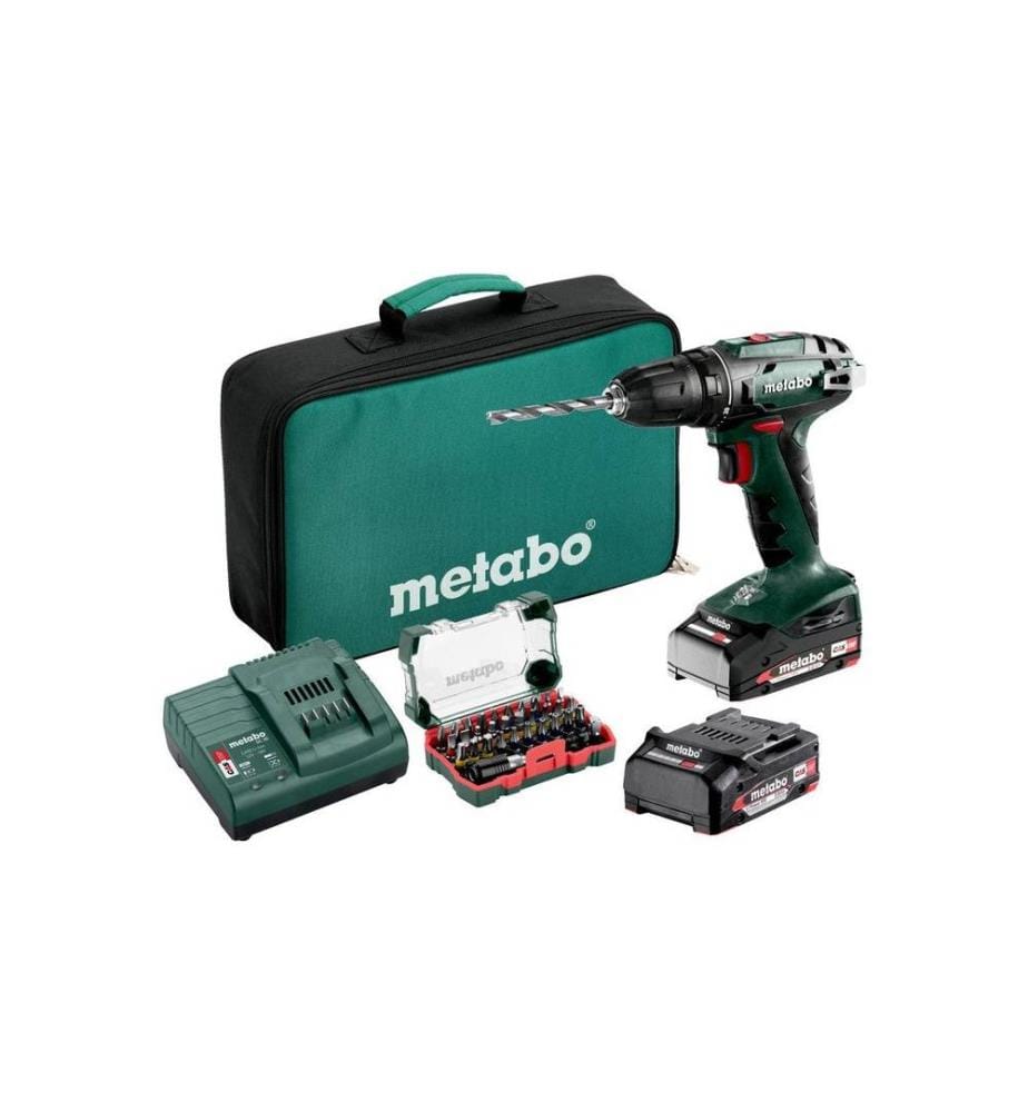 METABO - Perceuse-visseuse sans fil BS 18 SET 18 V, kit