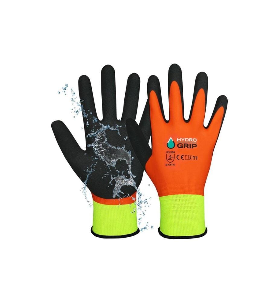 ACE - Gant de travail HydroGrip 2 paires 09/l Taille: L, Orange