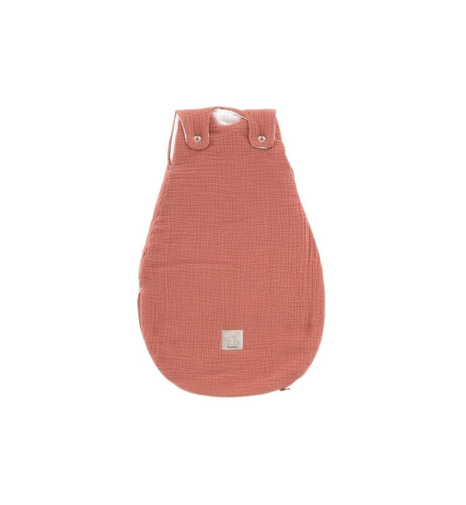 Träumeland - Sac de couchage toutes saisons pour bébé abricot 62/68