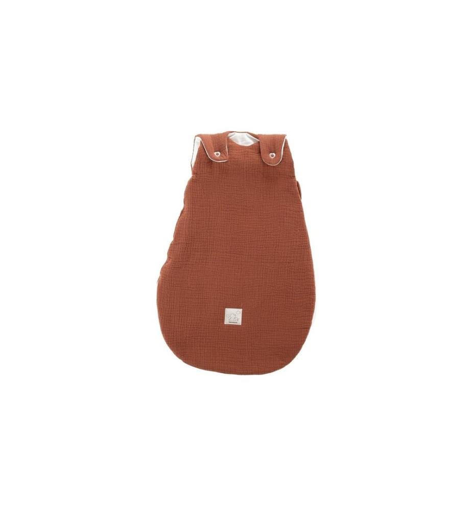 Träumeland - Sac de couchage toutes saisons Musselin Terrakotta Taille 50/56