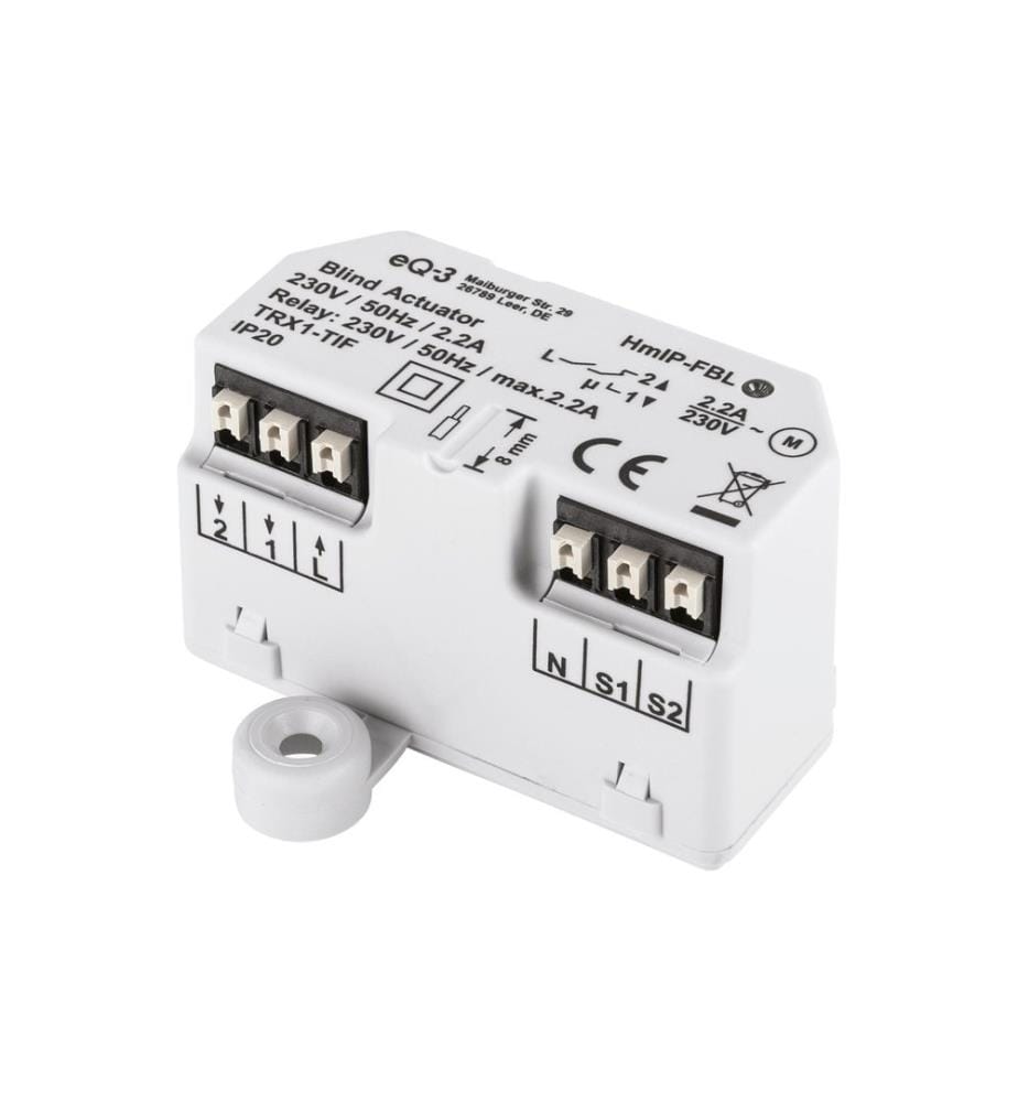 HOMEMATIC IP - Actionneur de store radio Smart Home encastré