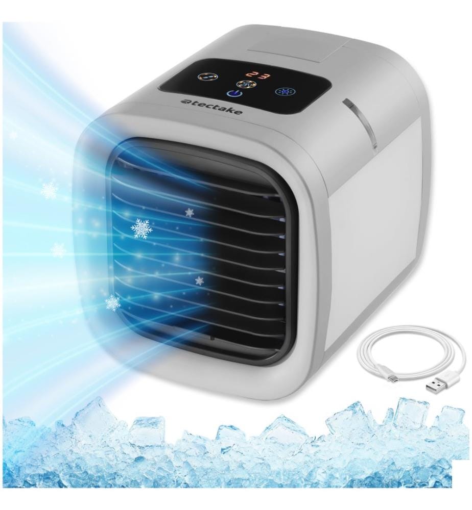Refroidisseur d'air FROSTY avec éclairage LED 8W - gris