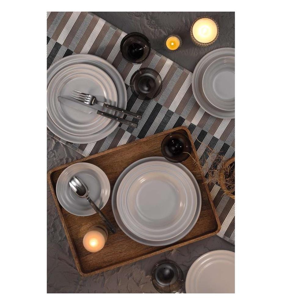 Service de Table 24 Pièces en Porcelaine