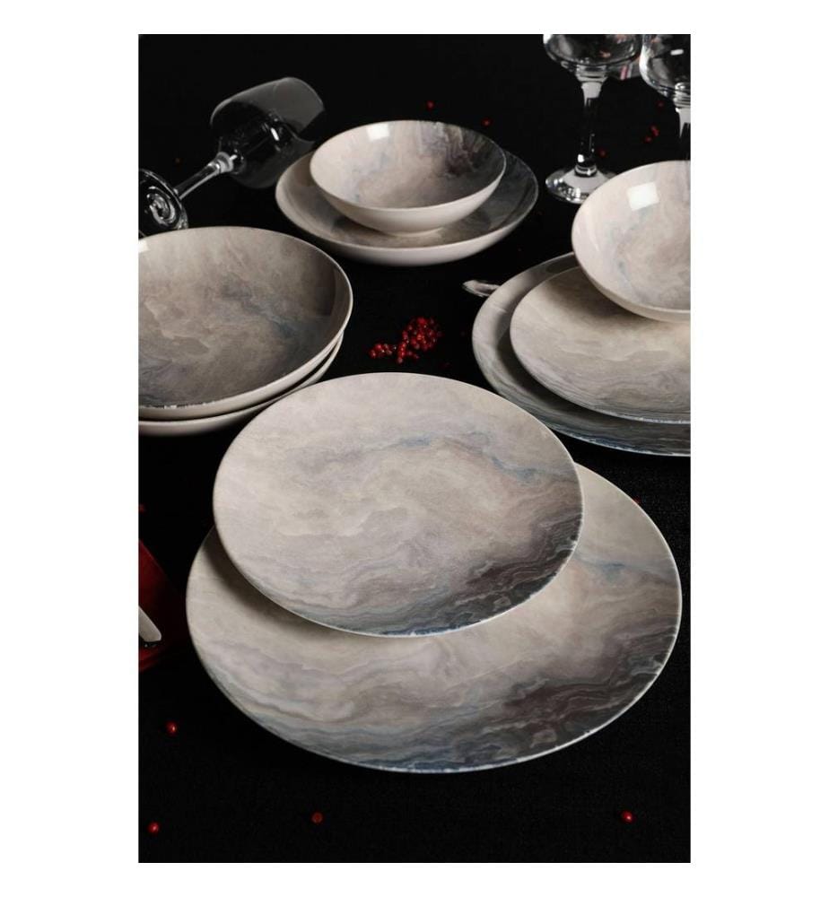 Service de Table 24 Pièces en Porcelaine