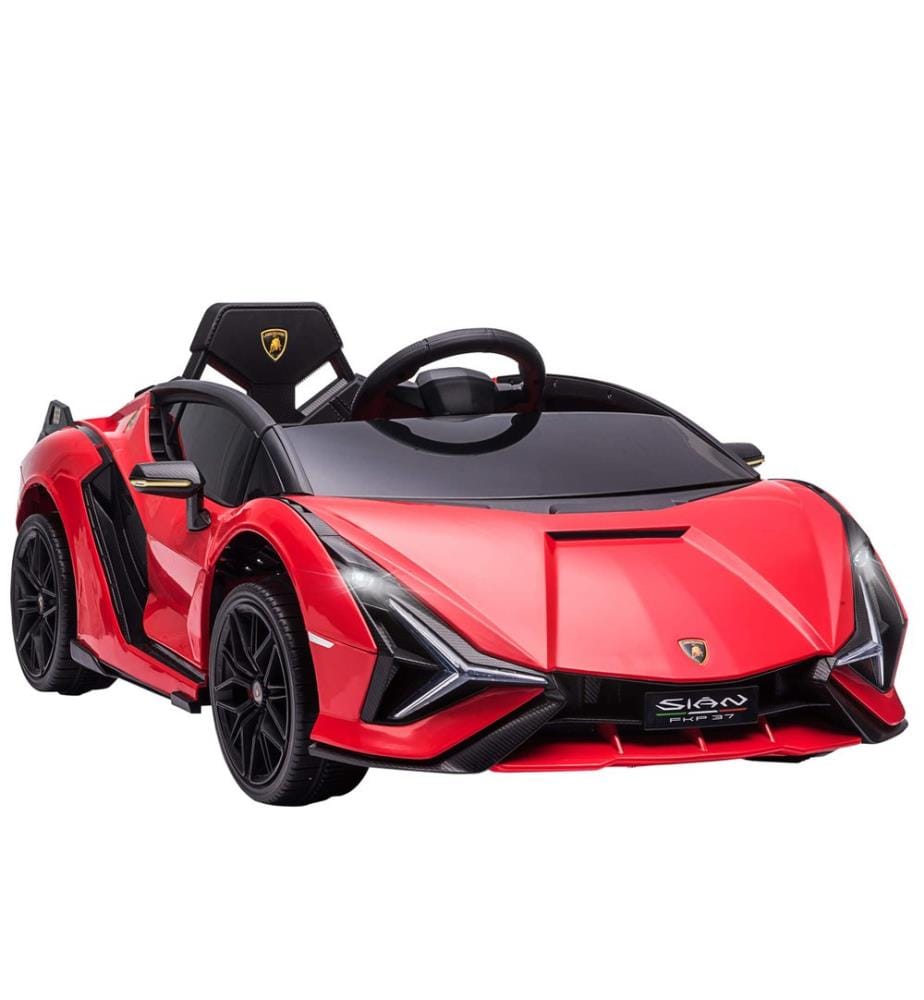 Voiture électrique pour enfants Lamborghini SIAN sous licence rouge