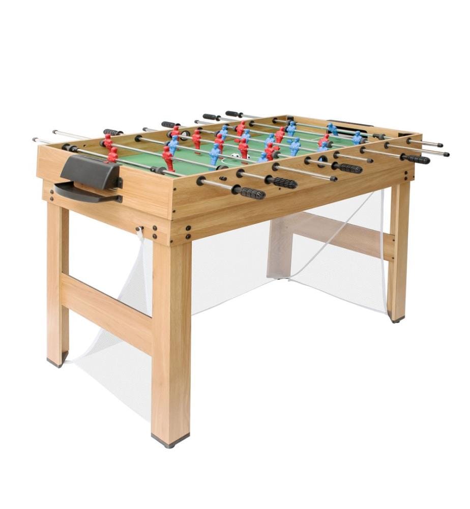 Baby-foot 20 in1 Table de jeu multi-joueurs 174x107x60 cm aspect chêne