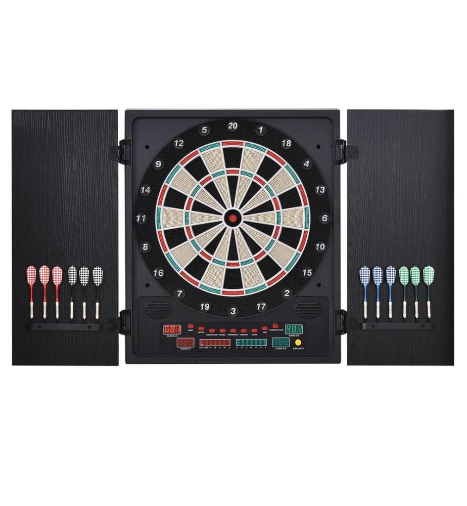 Jeu de fléchettes électronique pour 8 joueurs, 12 fléchettes