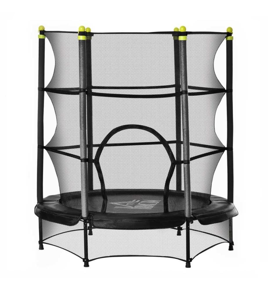 Trampoline pour enfants, Ø 140 cm, avec filet de sécurité, jusqu'à 45 kg