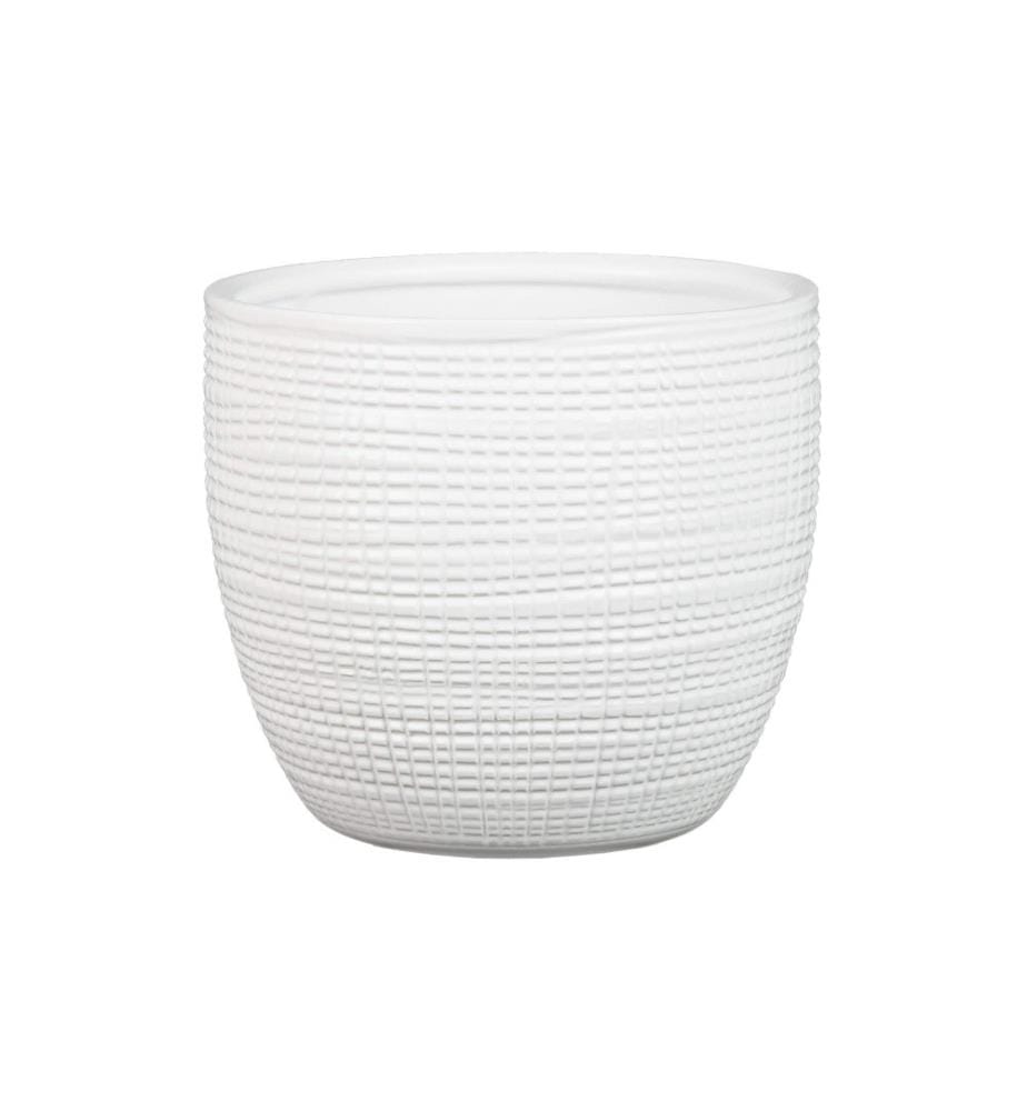 SCHEURICH - Pot de fleur Blanc Ø 20,4 cm