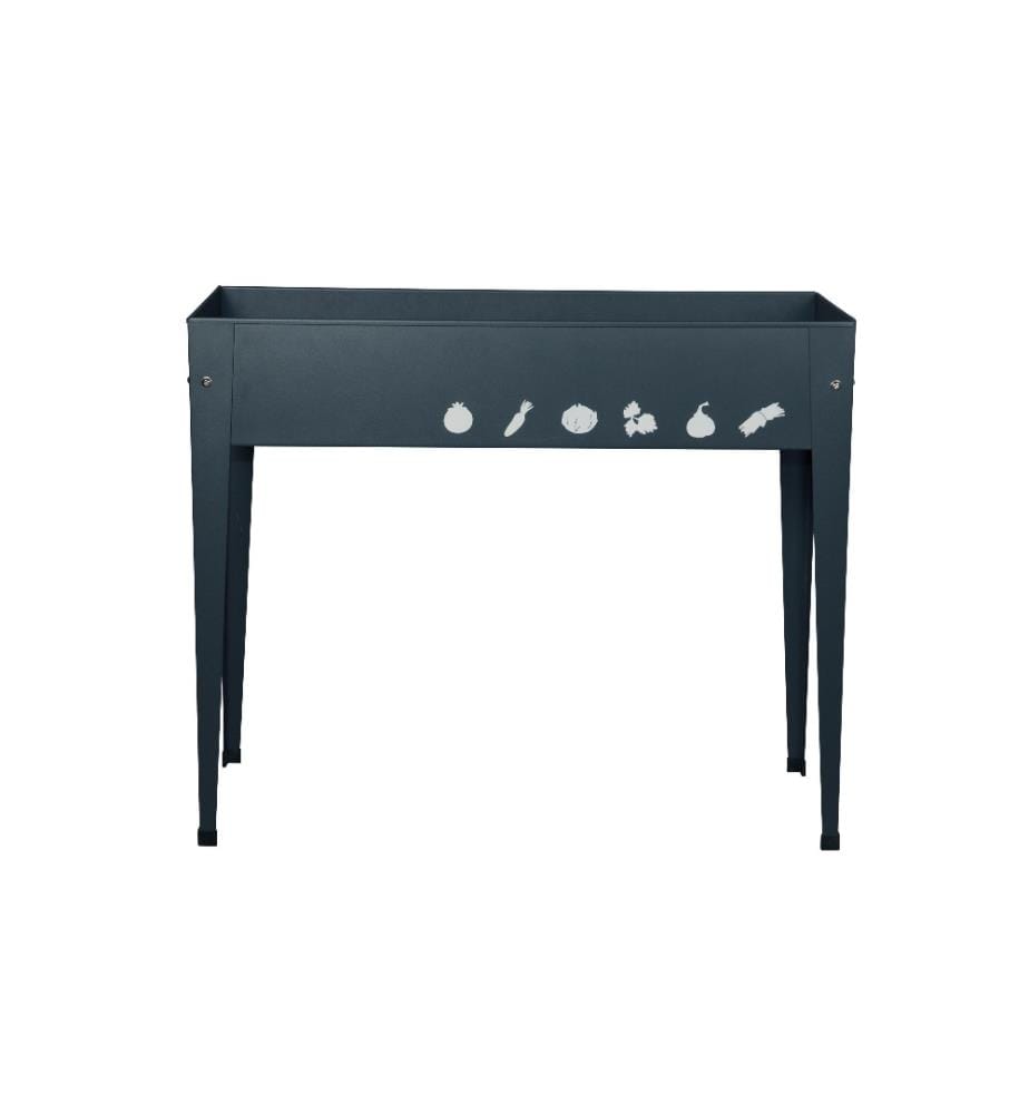 HERSTERA - Jardinière surélevée 100 x 40 x 84cm Urban Garden anthracite