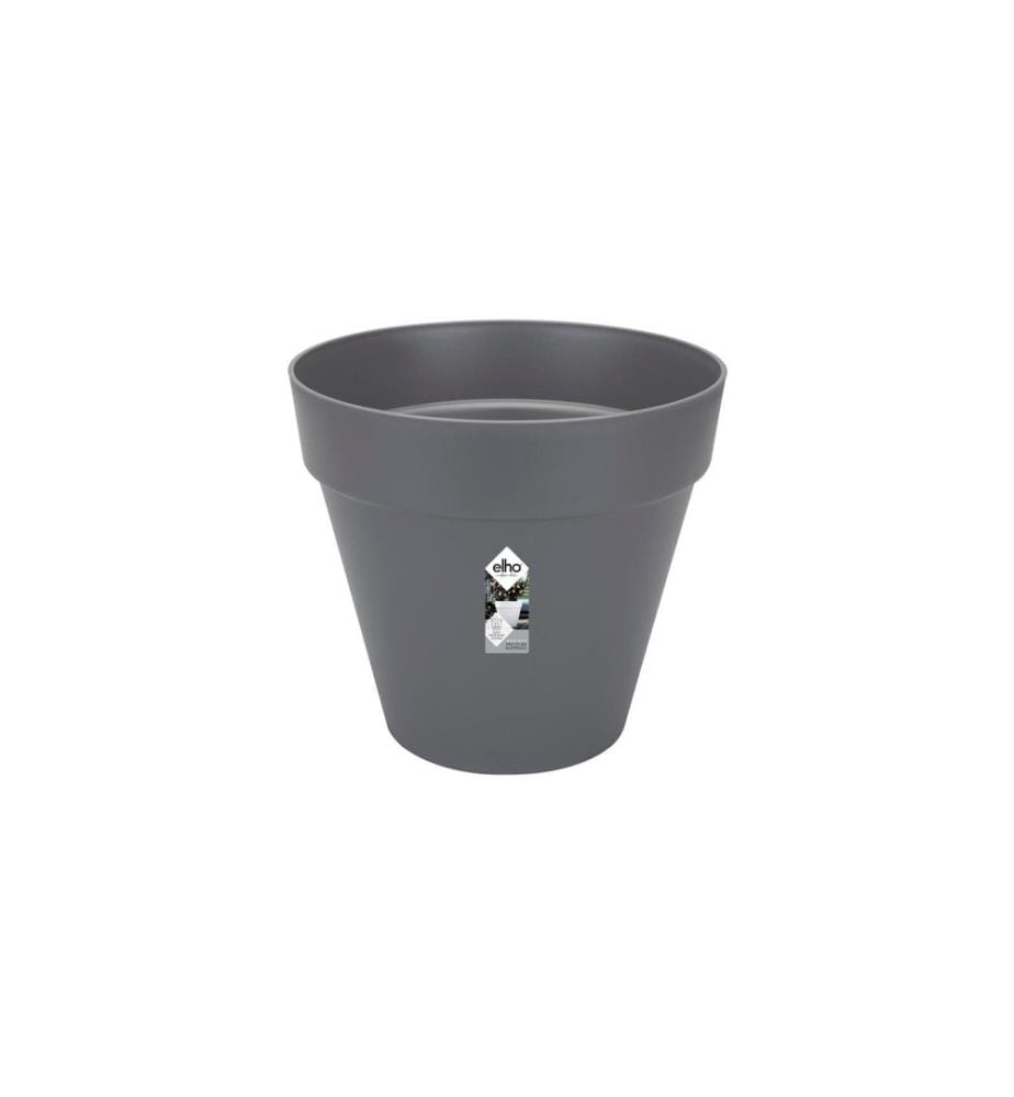 Elho - Pot à fleur Loft Urban Rouleaux ronds 50 cm Noir