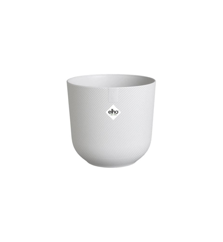 Elho - Pot de fleur Jazz mini 0.4 l, blanc soie