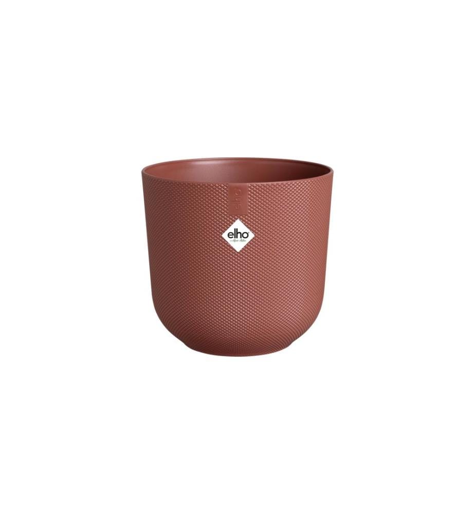 Elho - Pot de fleur Jazz mini 0.4 l, rouge toscan