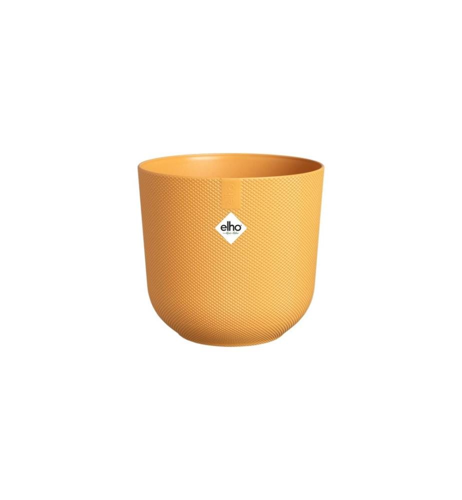 Elho - Pot de fleur Jazz mini 0.8 l, jaune ambre