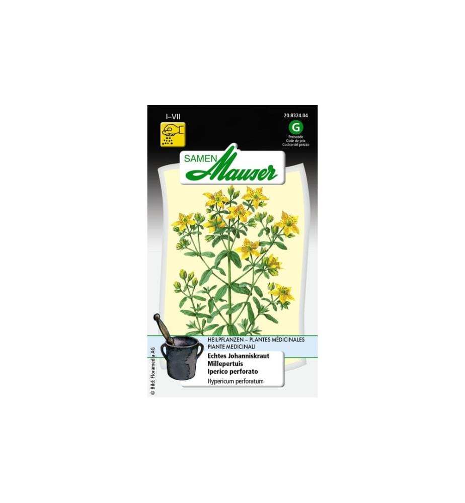 Samen Mauser - Plantes médicinales millepertuis