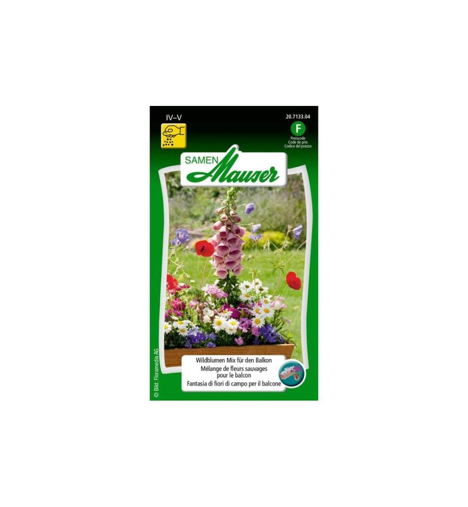 Samen Mauser - Semence Balcon mixte de fleurs sauvages