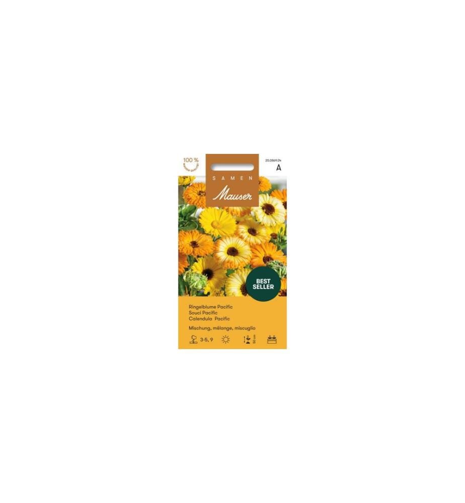 Samen Mauser - Fleurs comestibles Souci du Pacifique, mélange farci