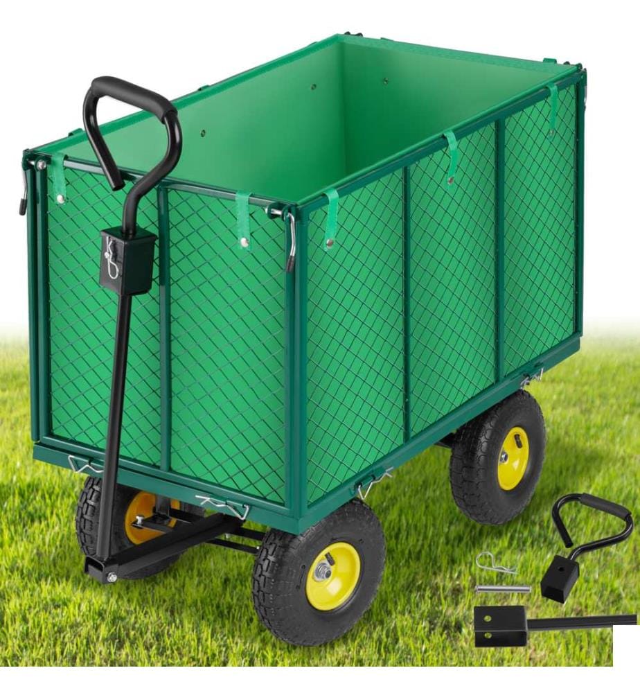 Chariot de jardin 544 kg - vert