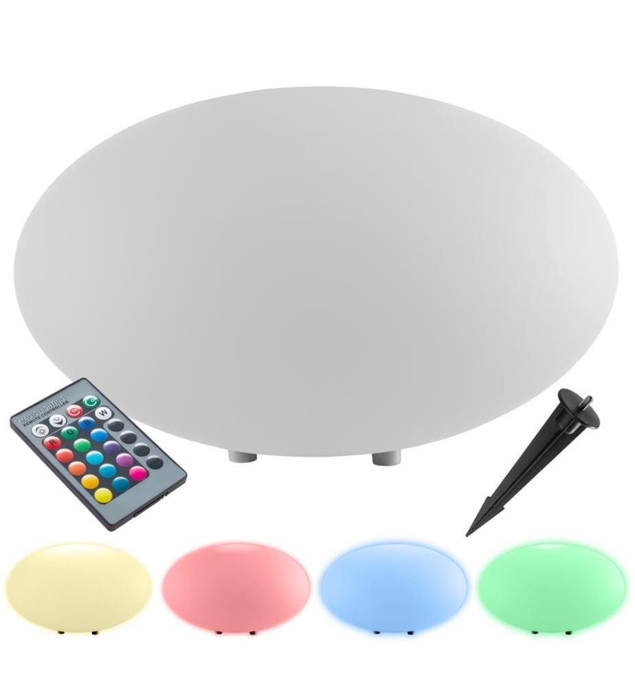 Lampe boule LUMINOUS EYE avec ampoule LED et télécommande - L Ø 35 x 27,5 cm