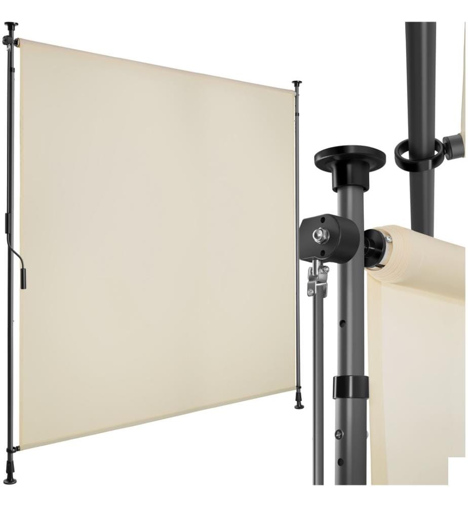 Store banne TAIJA avec manivelle - 150 x 310 cm, beige
