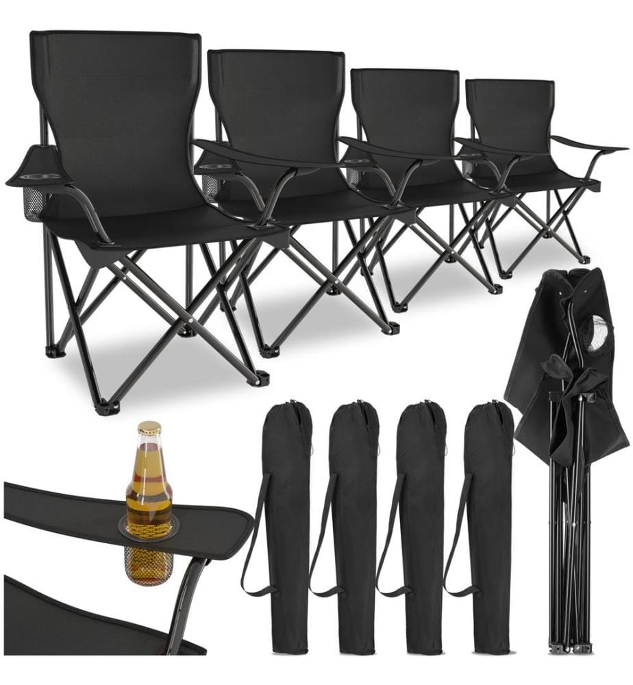 Lot de chaises de camping Gil - Lot de 4