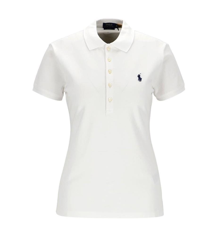 Polo Slim Fit Stretch - Blanc
