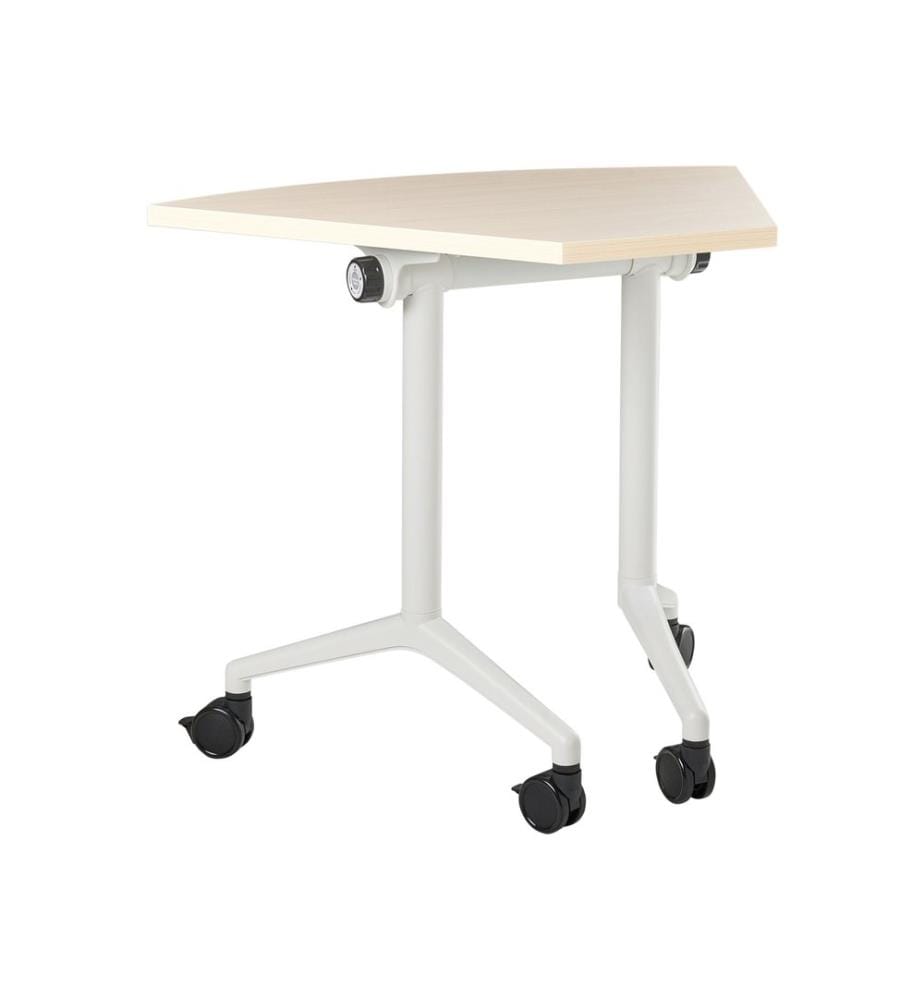 Module de bureau d'angle pliable CAVI Marron clair 90 cm 64 cm